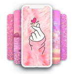 girly wallpaper android application logo